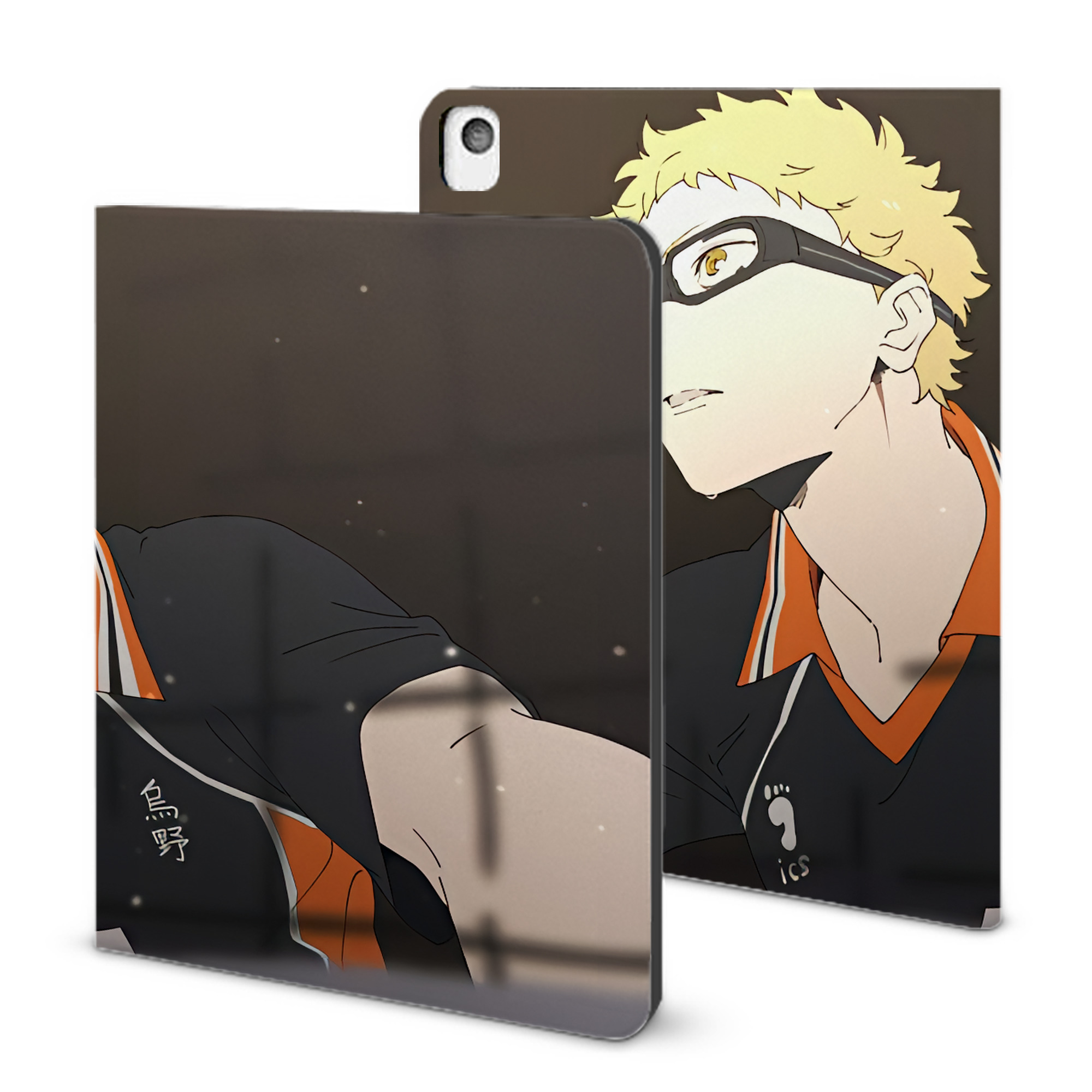 （画像用） ハイキュー!! Haikyu!! IPadケース ペンホルダー付き ブックスタイルデザイン
